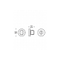 Фиксатор поворотный на круглом основании COLOMBO CD49BZG-G-NM черный